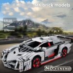 Technology Series Sports Car Assembling Small Particle Building Blocks